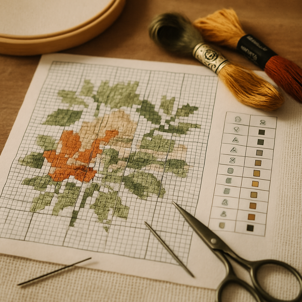 What you're looking at — the anatomy of a cross-stitch pattern