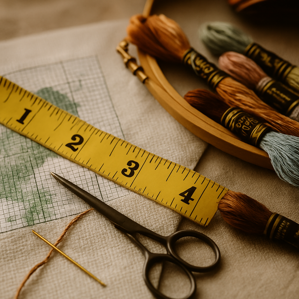 The stitch-count math (this is where size really comes from)