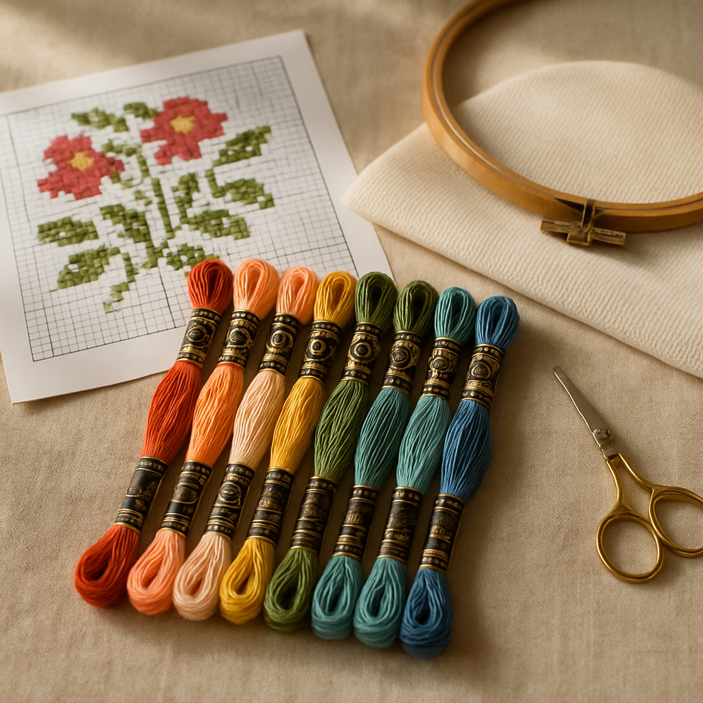 How Much Floss Do I Need? Cross-Stitch Floss and Fabric Size Calculator Guide