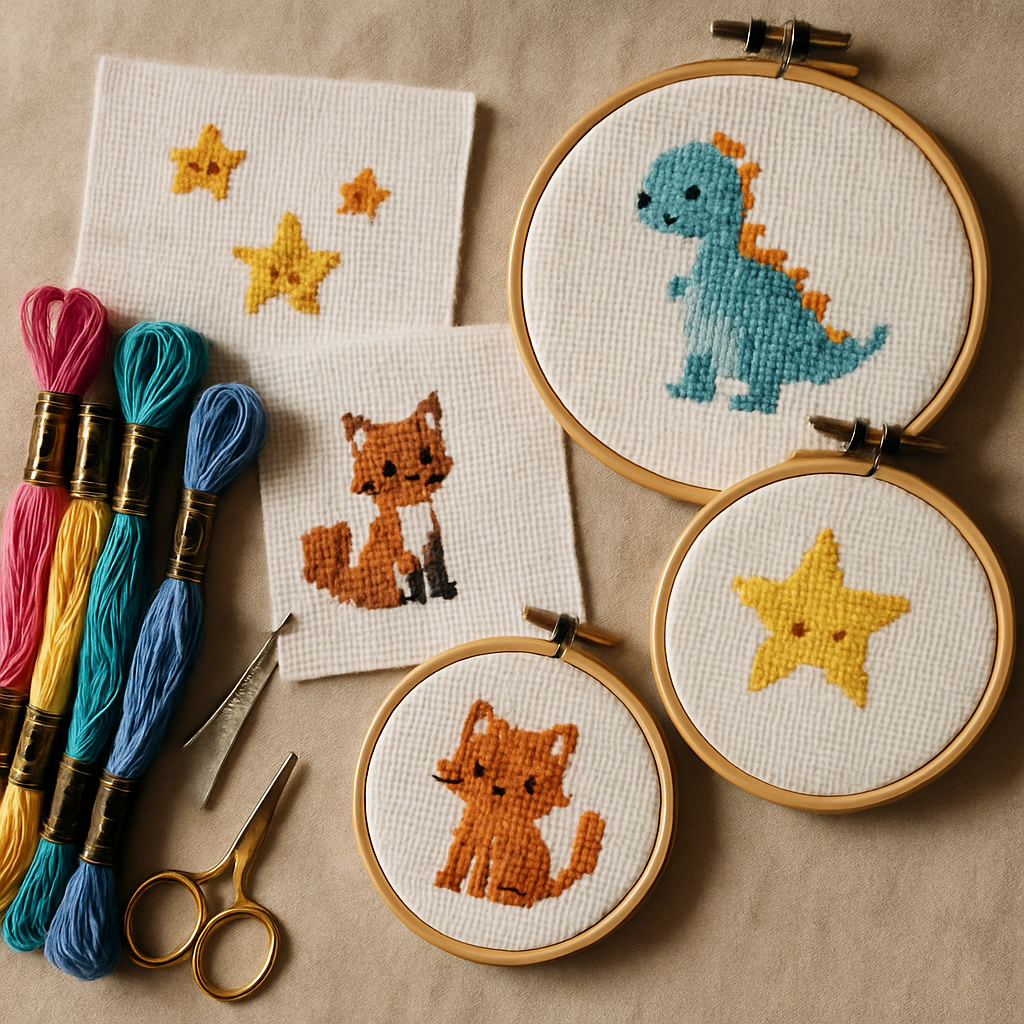 Cross-Stitch Patterns for Children: Beginner Designs Kids Actually Love