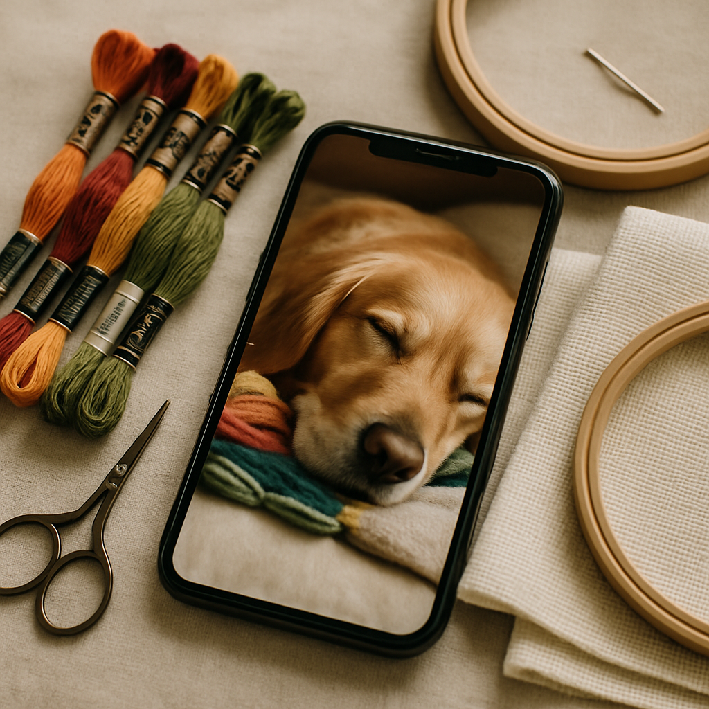 How to Convert an iPhone Photo into a Cross-Stitch Pattern