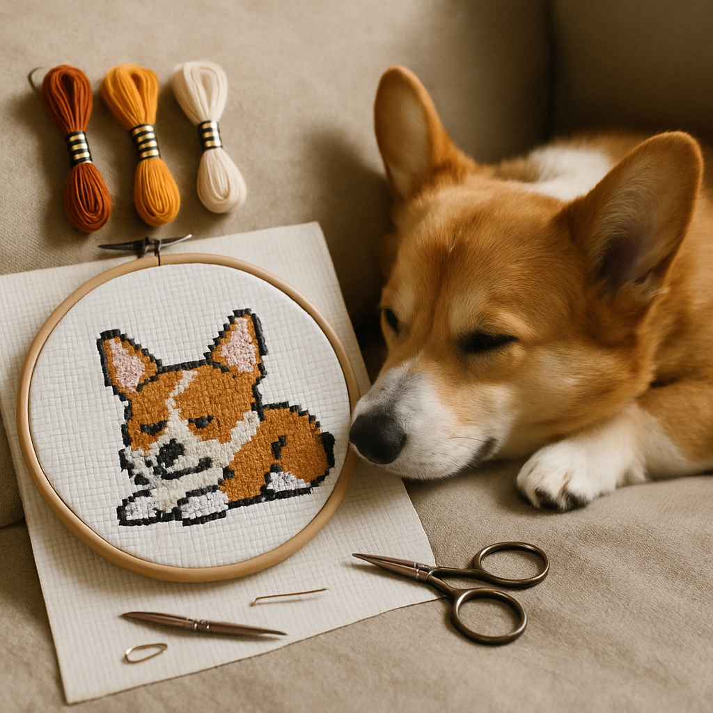 How to Design a Cross-Stitch Pattern of Your Dog's Breed
