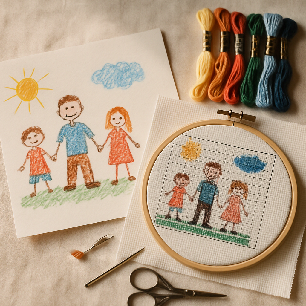 How to Make a Cross-Stitch Pattern from an Illustration