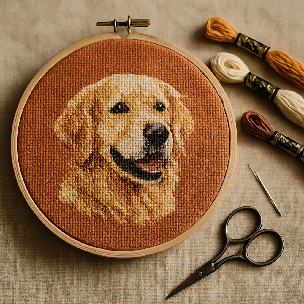 How to Sell Pet Portrait Cross-Stitch Commissions (A Designer's Playbook)