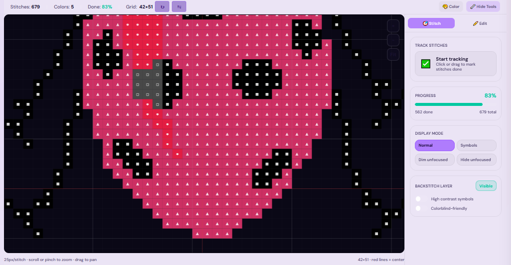 Pattern viewer